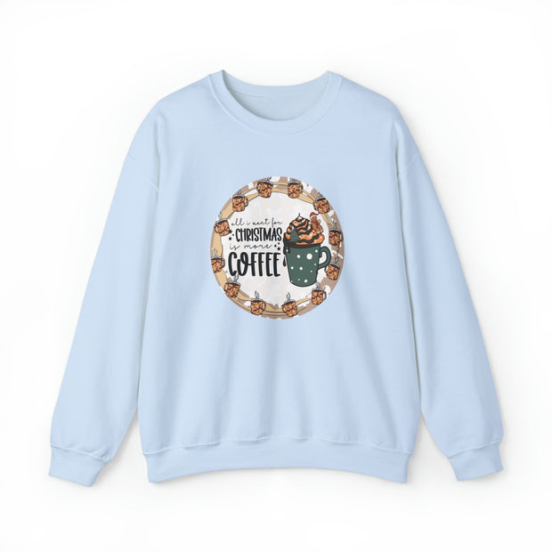 Christmas Coffee Unisex Heavy Blend™ Crewneck Sweatshirt