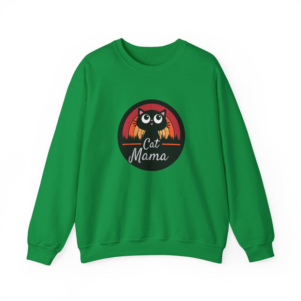 Cat Mama Unisex Heavy Blend™ Crewneck Sweatshirt