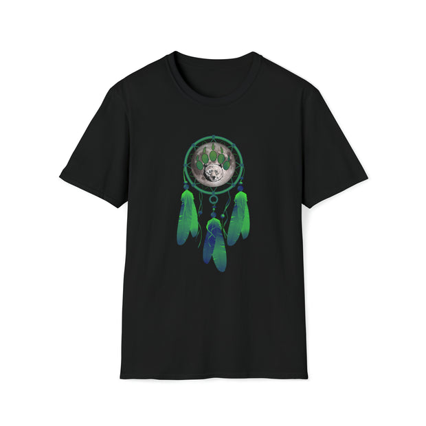Bear Dream Catcher Unisex Softstyle T-Shirt