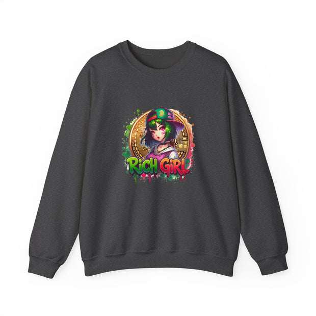 Graffiti Anime Girls Unisex Heavy Blend™ Crewneck Sweatshirt