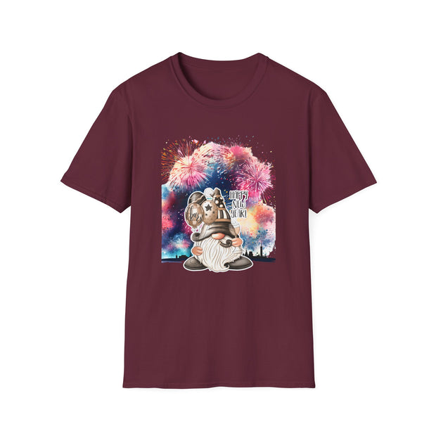 Gnome New Year Unisex Softstyle T-Shirt