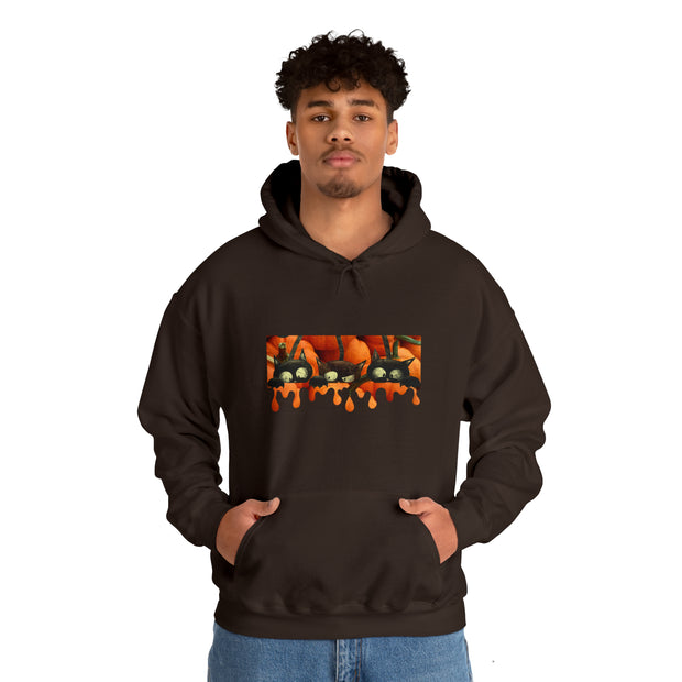 Pumpkin cats Unisex Heavy Blend™ Hooded Sweatshirt
