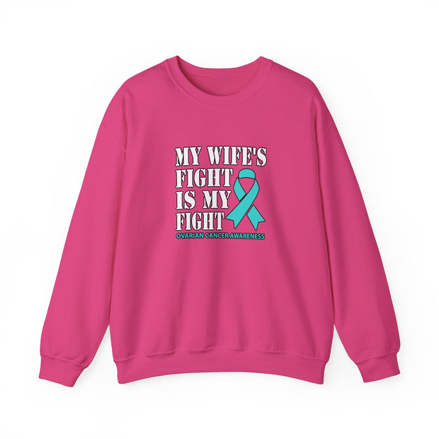 My Wife’s Fight Unisex Heavy Blend™ Crewneck Sweatshirt