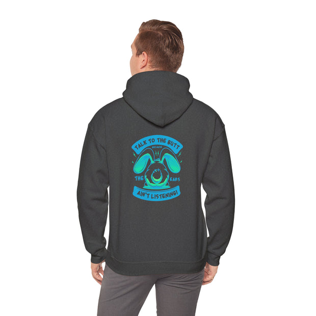 Talk to the Butt Unisex Heavy Blend™ Hooded Sweatshirt