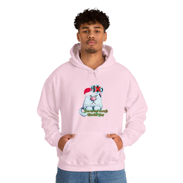 Christmas cat Unisex Heavy Blend™ Hooded Sweatshirt