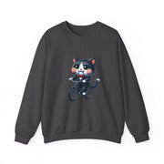 Horror Movie Cats Unisex Heavy Blend™ Crewneck Sweatshirt