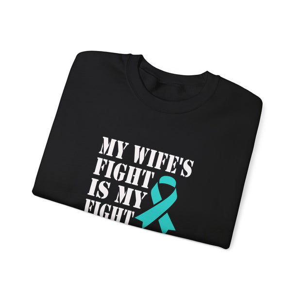 My Wife’s Fight Unisex Heavy Blend™ Crewneck Sweatshirt