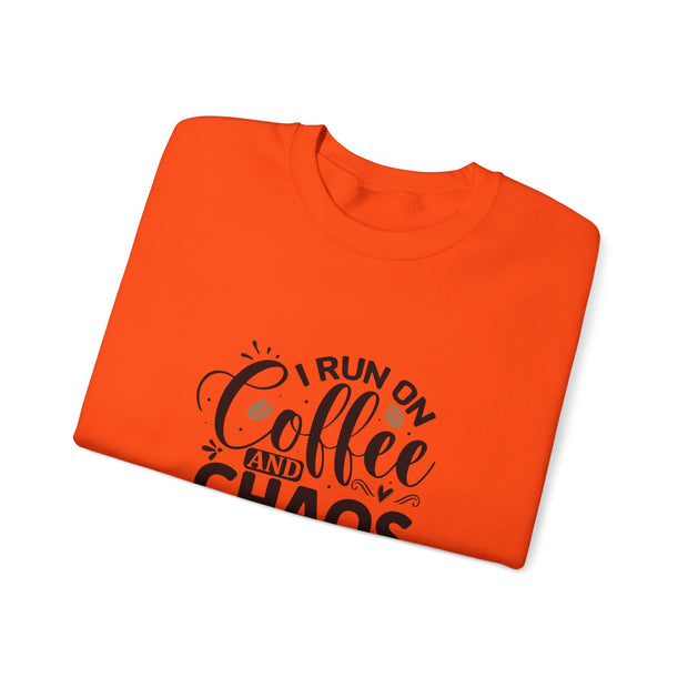 Coffee and Chaos Unisex Heavy Blend™ Crewneck Sweatshirt