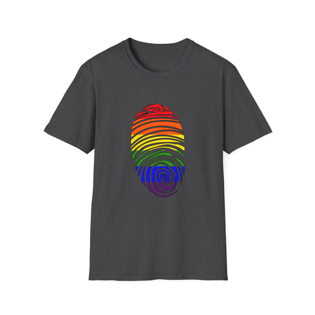 Pride Fingerprint Unisex Softstyle T-Shirt