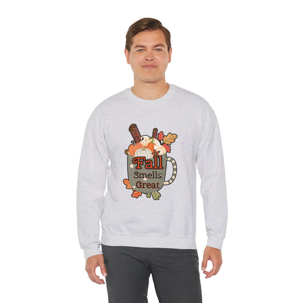 Fall Smells Great Unisex Heavy Blend™ Crewneck Sweatshirt