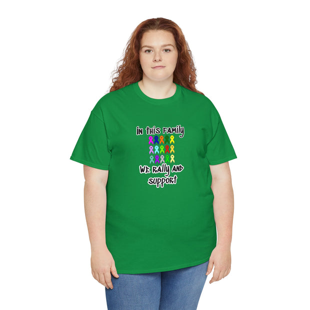 Cancer Support Unisex Heavy Cotton Tee