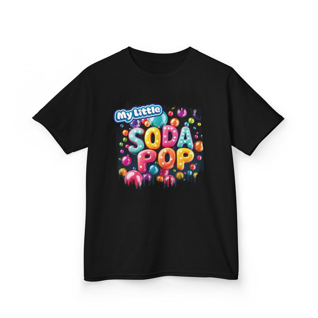 Kids Soda Pop Tee, Fun T-Shirt, Cute Apparel for Kids, Gift for Birthdays, Playdate Outfit, Colorful Kidswear