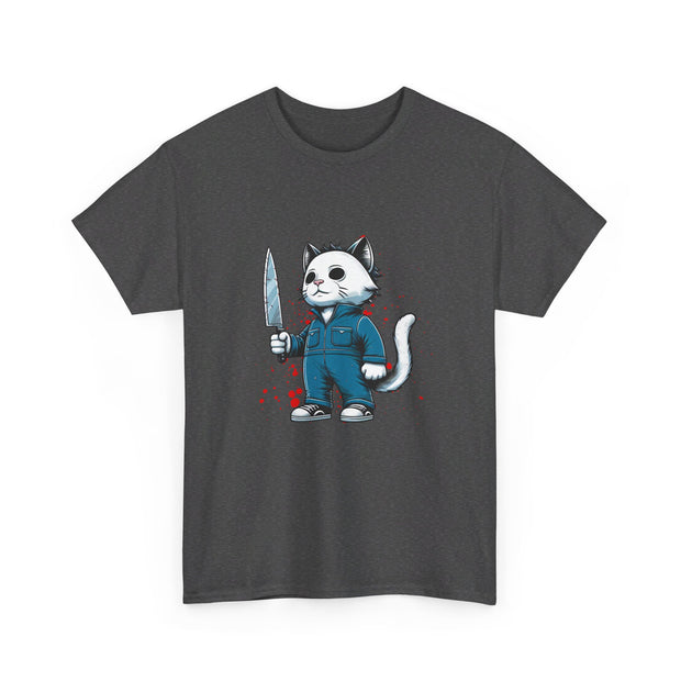 Horror Movie Cats Unisex Heavy Cotton Tee
