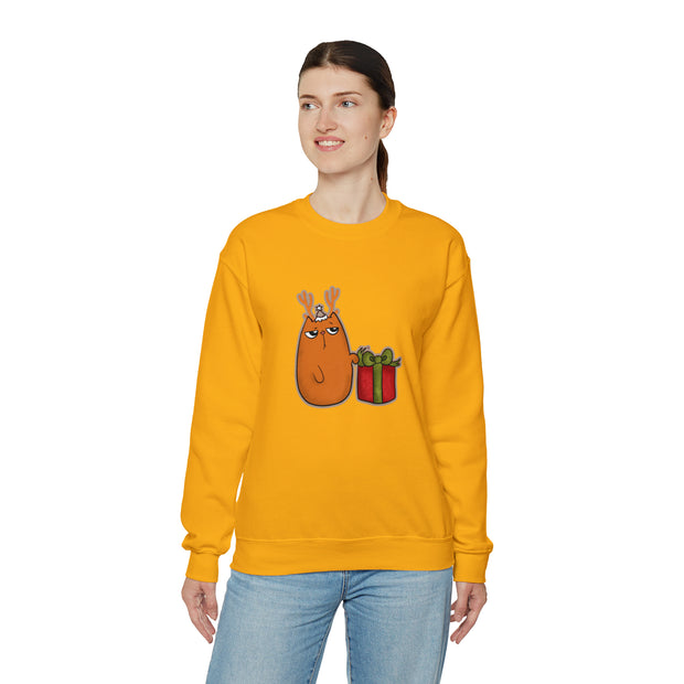 Christmas cat Unisex Heavy Blend™ Crewneck Sweatshirt