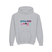 Youth Hoodie with Fun Soda Theme - Perfect for Birthdays, Parties, Gift Ideas, Kids Fashion, Playtime
