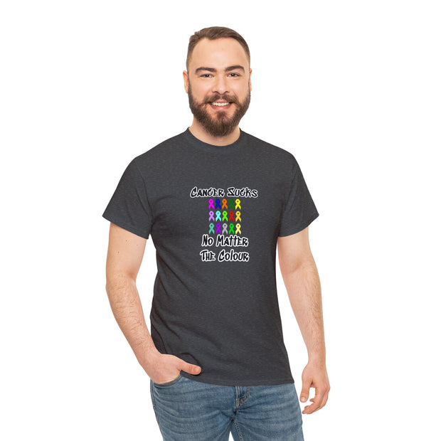 Cancer Sucks Unisex Heavy Cotton Tee