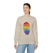 Pride Fingerprint Unisex Heavy Blend™ Crewneck Sweatshirt