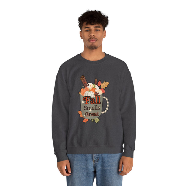 Fall Smells Great Unisex Heavy Blend™ Crewneck Sweatshirt
