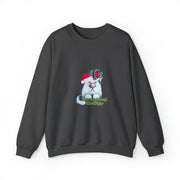 Christmas cat Unisex Heavy Blend™ Crewneck Sweatshirt