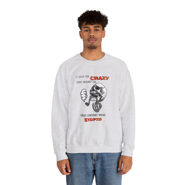 Crazy Skull Unisex Heavy Blend™ Crewneck Sweatshirt