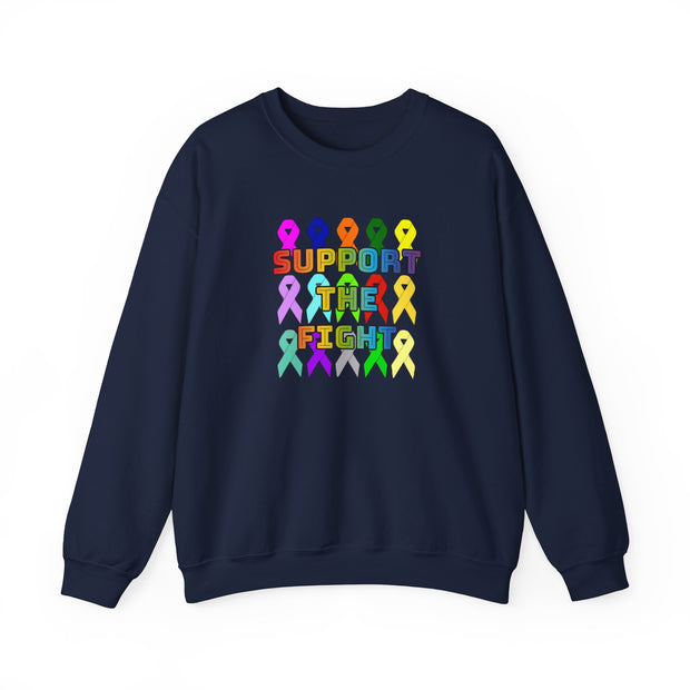 Support the Fight Unisex Heavy Blend™ Crewneck Sweatshirt