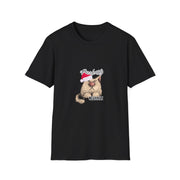 Christmas cat Unisex Softstyle T-Shirt