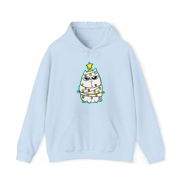 Christmas Cat Unisex Heavy Blend™ Hooded Sweatshirt