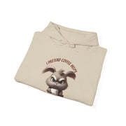 I Pretend that Coffee Helps Unisex Heavy Blend™ Hooded Sweatshirt