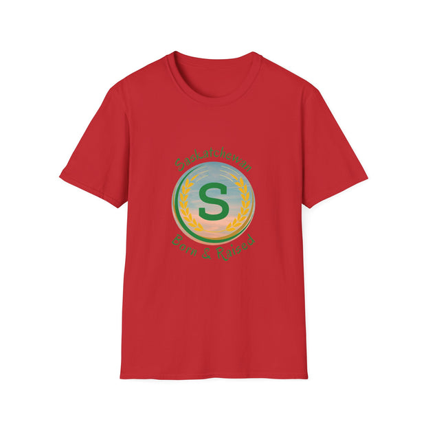 Saskatchewan Born & Raised Unisex Softstyle T-Shirt