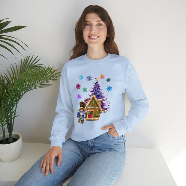 Gnome Nutcracker Unisex Heavy Blend™ Crewneck Sweatshirt
