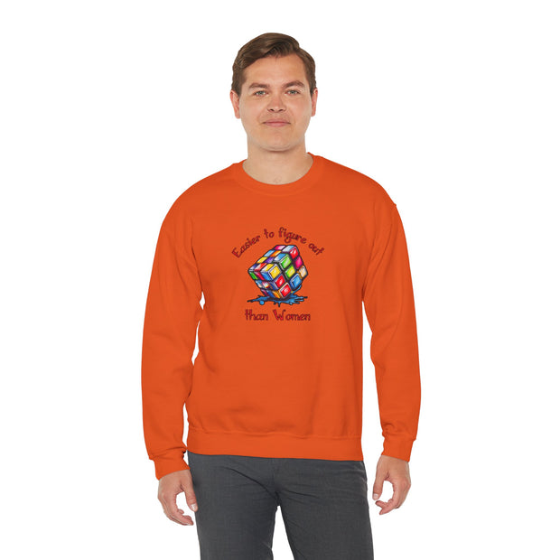 Rubik Cube Unisex Heavy Blend™ Crewneck Sweatshirt