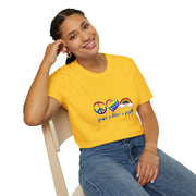 Peace Love and Pride Unisex Softstyle T-Shirt