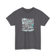 Ovarian Cancer Unisex Heavy Cotton Tee
