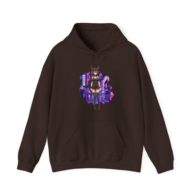 Anime Female Demon Unisex Heavy Blend™ Hooded Sweatshirt