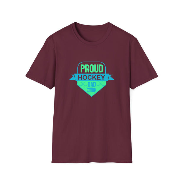 Proud Hockey Dad Unisex Softstyle T-Shirt