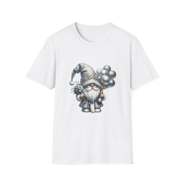 New Year Gnome Unisex Softstyle T-Shirt