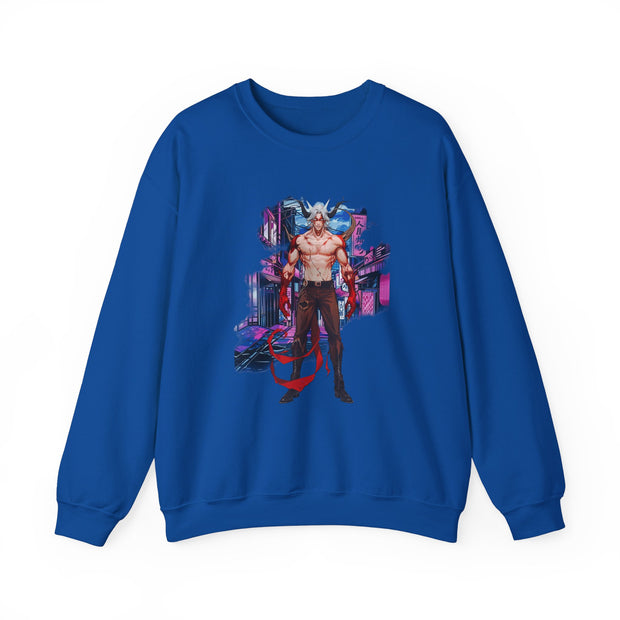 Anime Male Demon Unisex Heavy Blend™ Crewneck Sweatshirt
