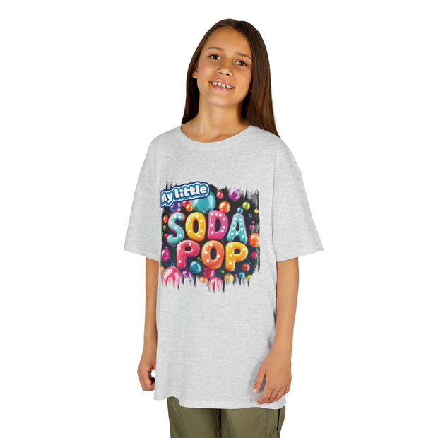 Kids Soda Pop Tee, Fun T-Shirt, Cute Apparel for Kids, Gift for Birthdays, Playdate Outfit, Colorful Kidswear