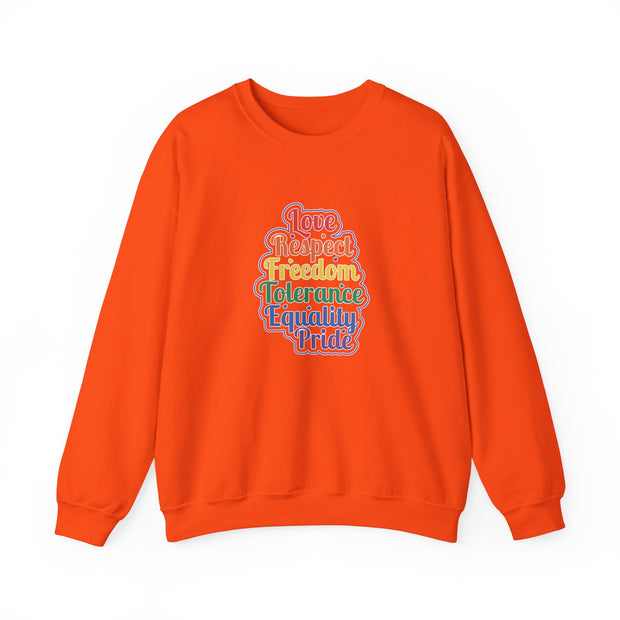 Love Respect Freedom Unisex Heavy Blend™ Crewneck Sweatshirt