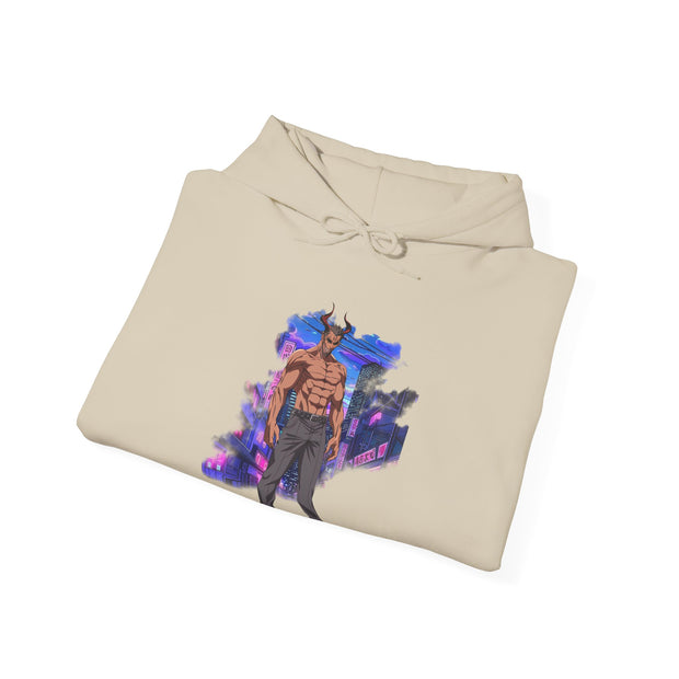 Anime Male Demon Unisex Heavy Blend™ Hooded Sweatshirt