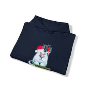 Christmas cat Unisex Heavy Blend™ Hooded Sweatshirt