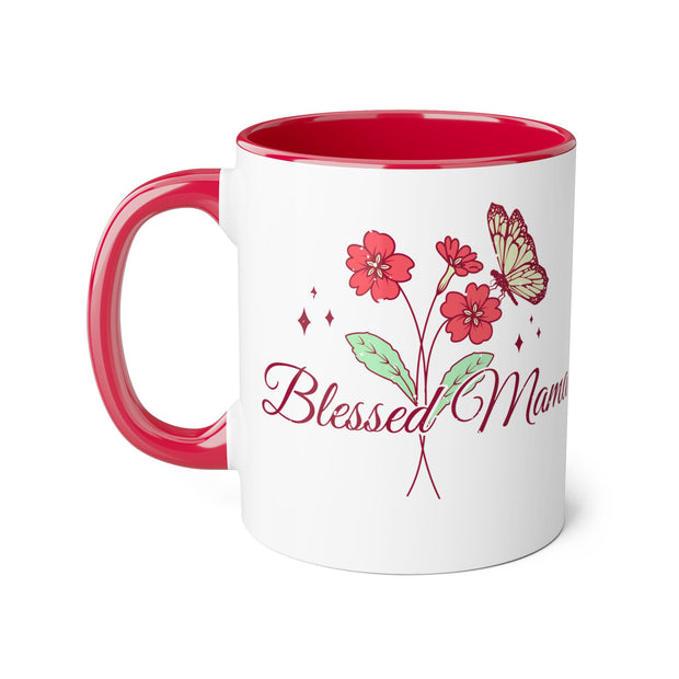 Blessed Mama Accent Mugs, 11oz