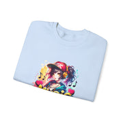 Graffiti Anime Girls Unisex Heavy Blend™ Crewneck Sweatshirt