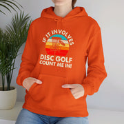 If it Involves Disc Golf Unisex Heavy Blend™ Hooded Sweatshirt