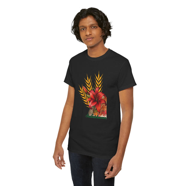 Saskatchewan Lily Unisex Heavy Cotton Tee
