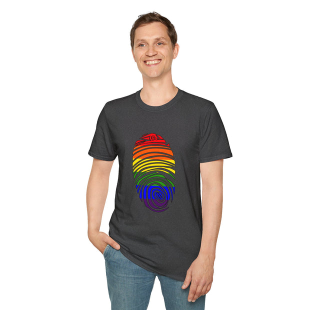 Pride Fingerprint Unisex Softstyle T-Shirt