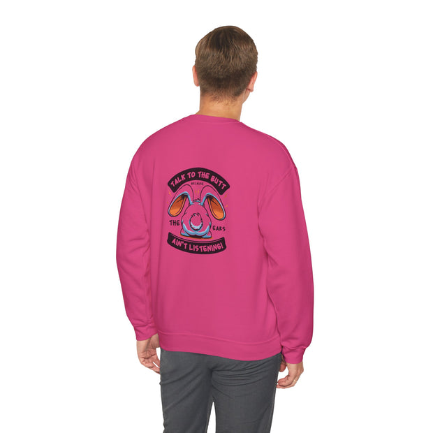 Talk to the Butt Unisex Heavy Blend™ Crewneck Sweatshirt