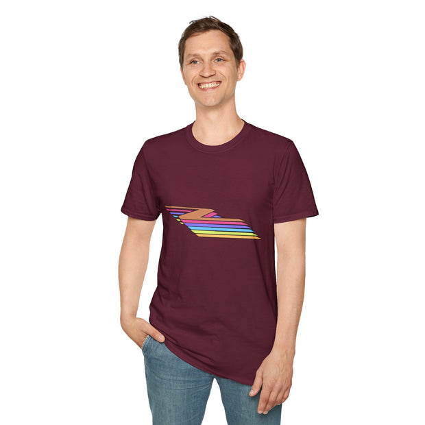 Z Striped Unisex Softstyle T-Shirt