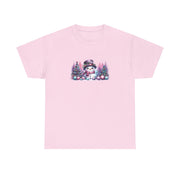 Pastel Snowman Unisex Heavy Cotton Tee