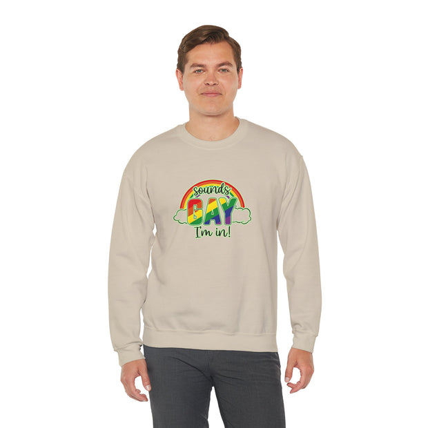 Sounds Gay Unisex Heavy Blend™ Crewneck Sweatshirt